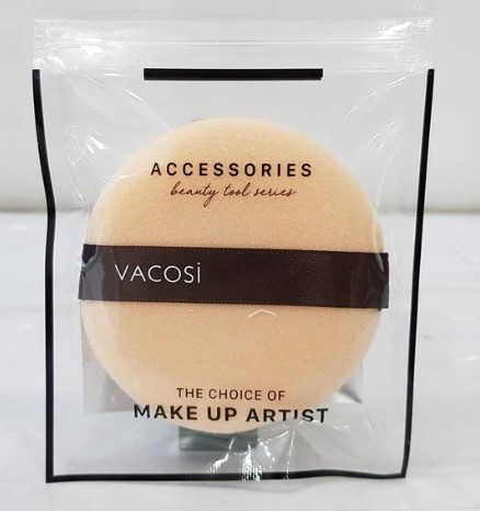 BP08 - Bông Phấn Khô VACOSI Tròn Medium Round Puff (Size Trung)
