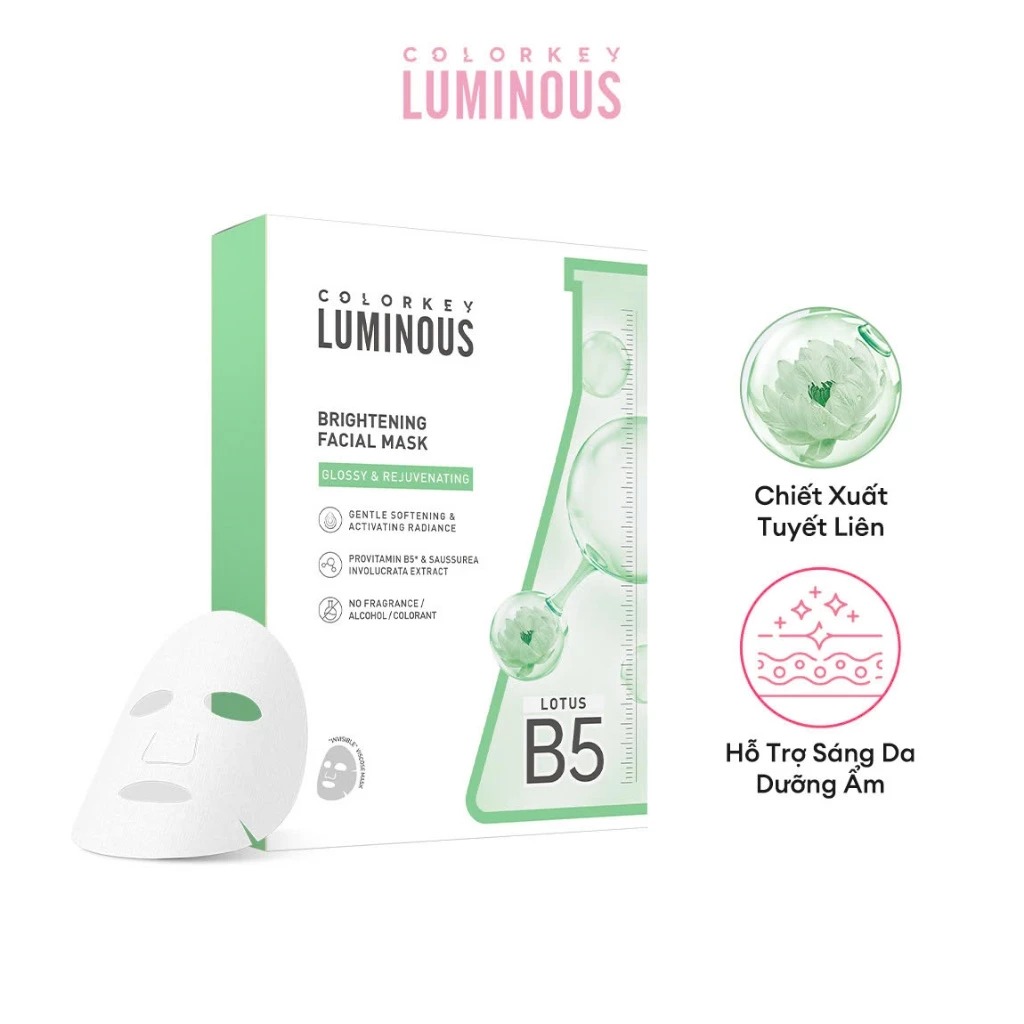 Mặt Nạ Colorkey Luminous B5 Facial Mask Hydrating 25ml