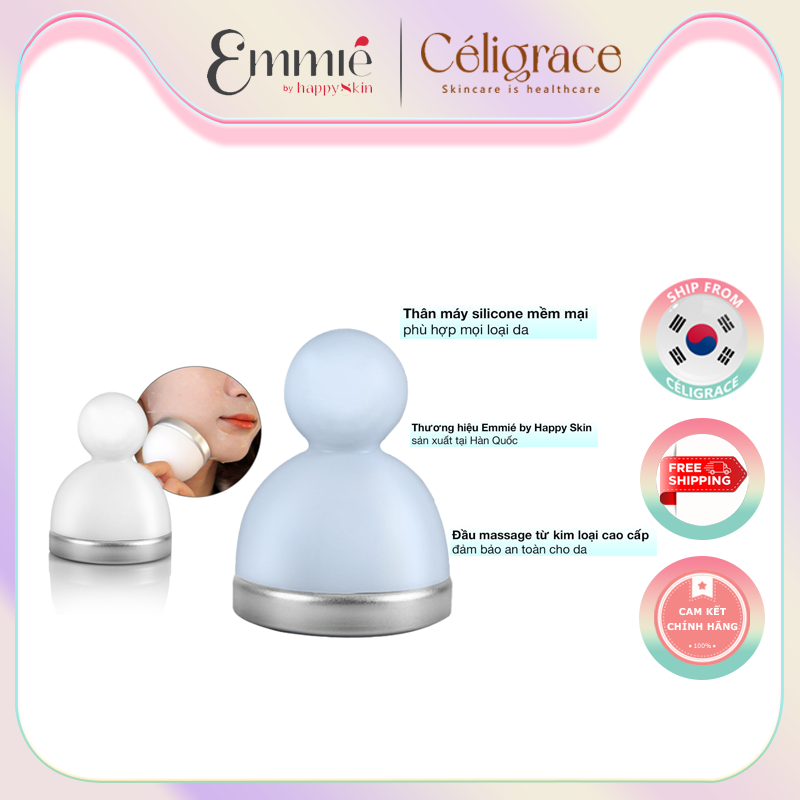 Cây lăn lạnh se khít lỗ chân lông Emmié Face & Body Ice Cooler màu xanh