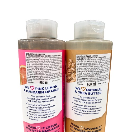 Sữa Tắm St.Ives Dưỡng Ẩm Da Body Wash