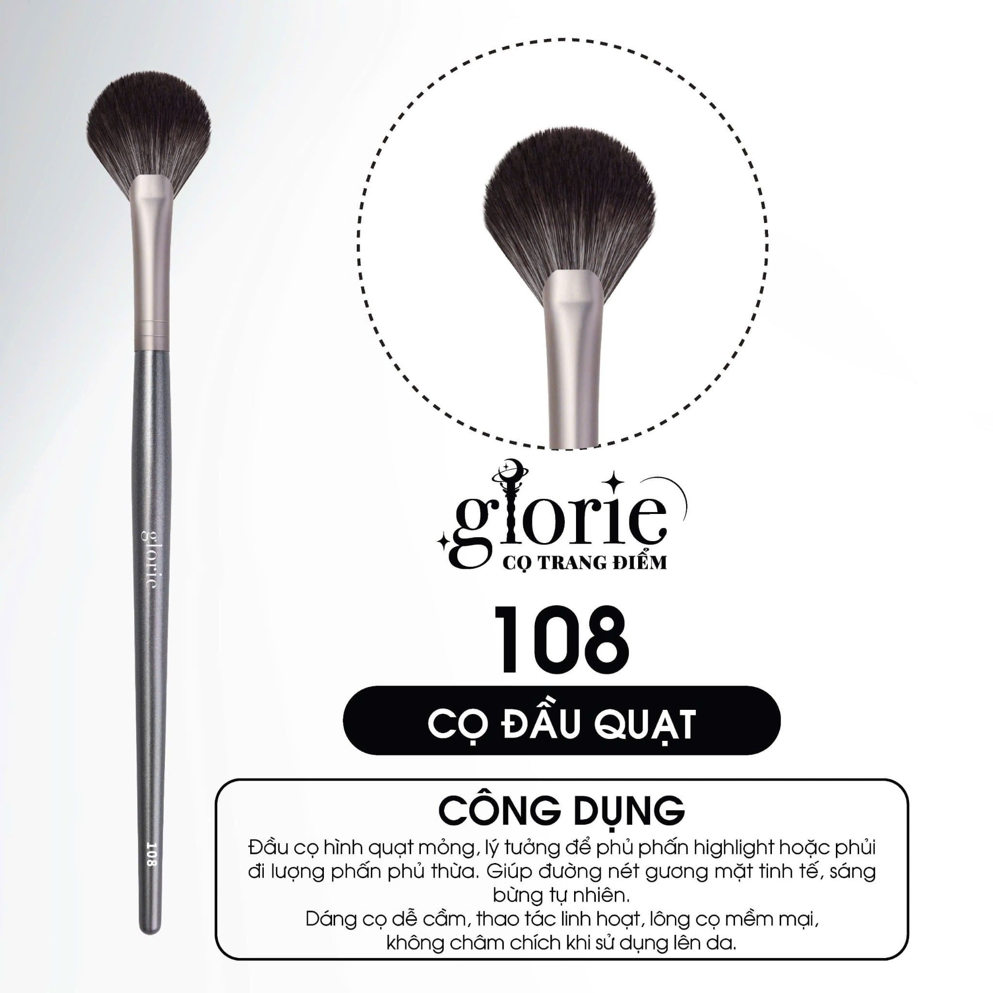 [Cọ Lẻ] Cọ Trang Điểm Chuyên Nghiệp Cao Cấp GLORIE Professional Brush