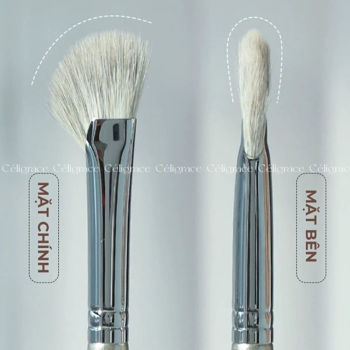 Cọ Đánh Khối GUOXIAONIU Rose Gold Half-Fan Contour Brush #365