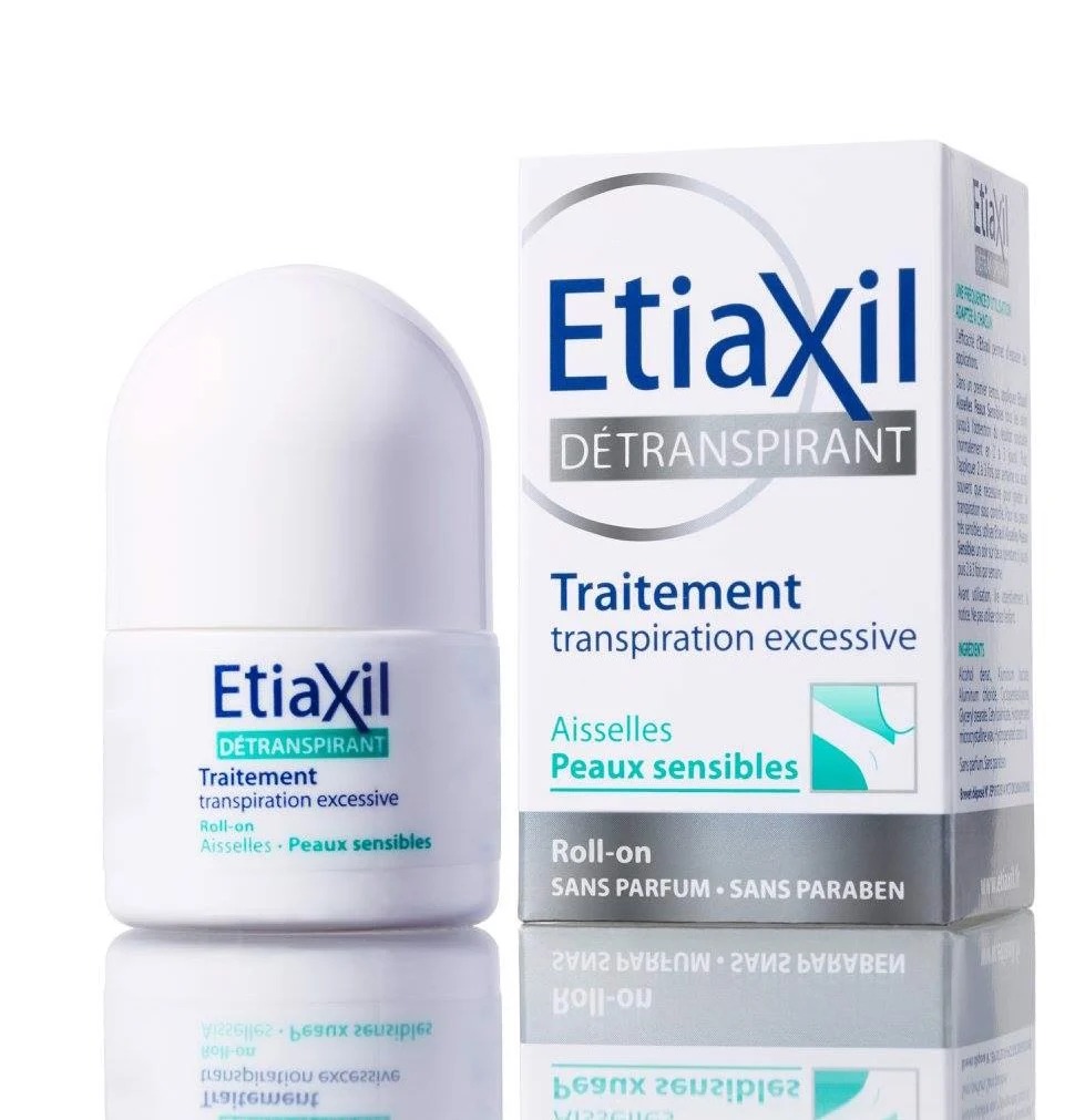 Lăn Khử Mùi EtiaXil Detranspirant Traitement Roll-On Peaux 15ml