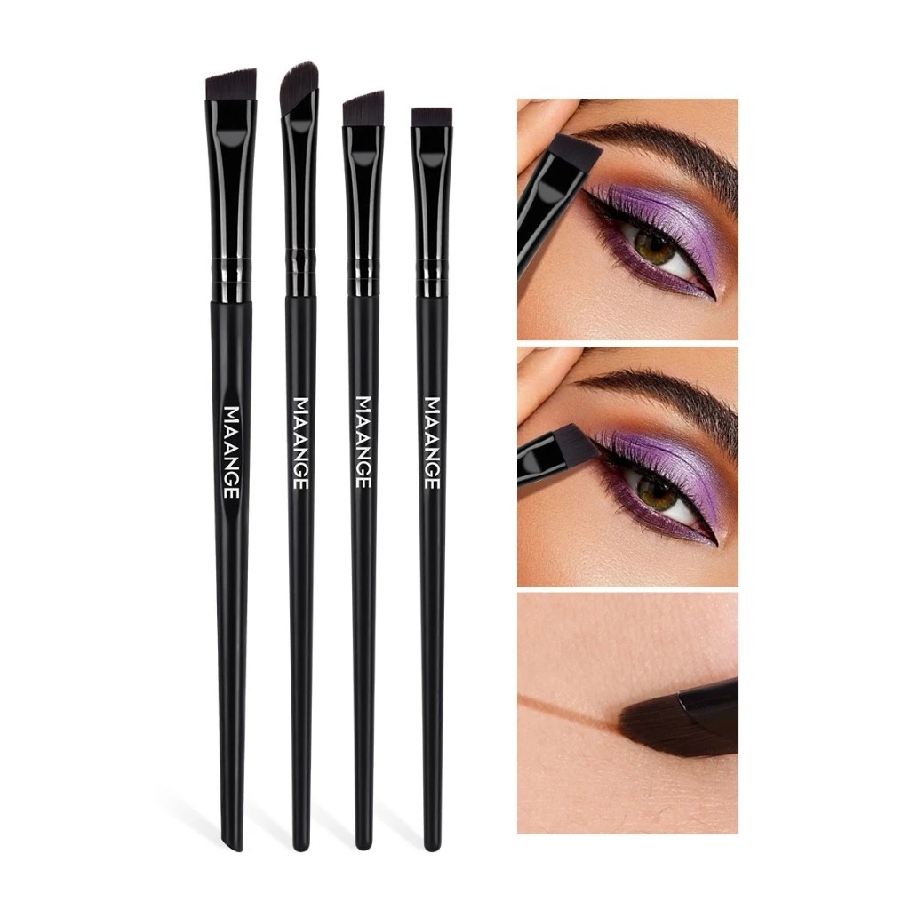 MAANGE - Bộ 4 Cọ Kẻ Viền Mắt & Mày 52047