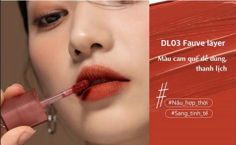 [MÀU DL01 - MÀU DL06] Son Kem Lì, Mịn Mượt Nhẹ Môi BLACK ROUGE Double Layer Over Velvet (Version 1) 4.1g