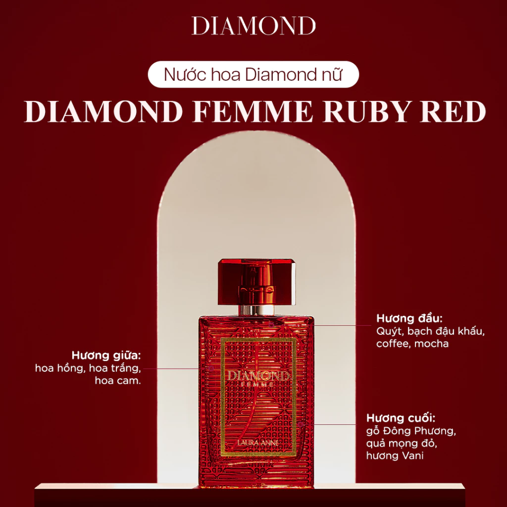 Nước Hoa Nữ Laura Anne Diamond Femme 45ml