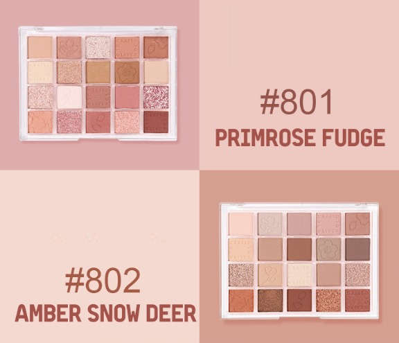 Bảng Phấn Mắt HOLD LIVE 20 Ô Evening Sakura Dance Eyeshadow Palette 34g