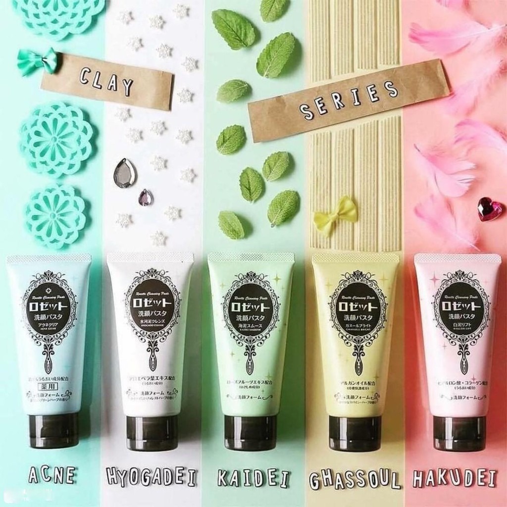 [SPECSAL24] Sữa Rửa Mặt Rosette Chiết Xuất Thiên Nhiên Face Wash Pasta 120g