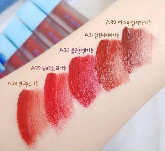 [MÀU A28 - MÀU A32] Son Kem Lì BLACK ROUGE Air Fit Velvet Tint (Version 6) 4.5g