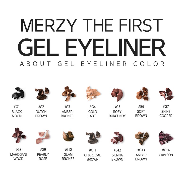 [CLESAL2401 - DATE 08/2025] Chì Kẻ Mắt Merzy Dạng Gel Lâu Trôi Another Me The First Gel Eyeliner 0.5g