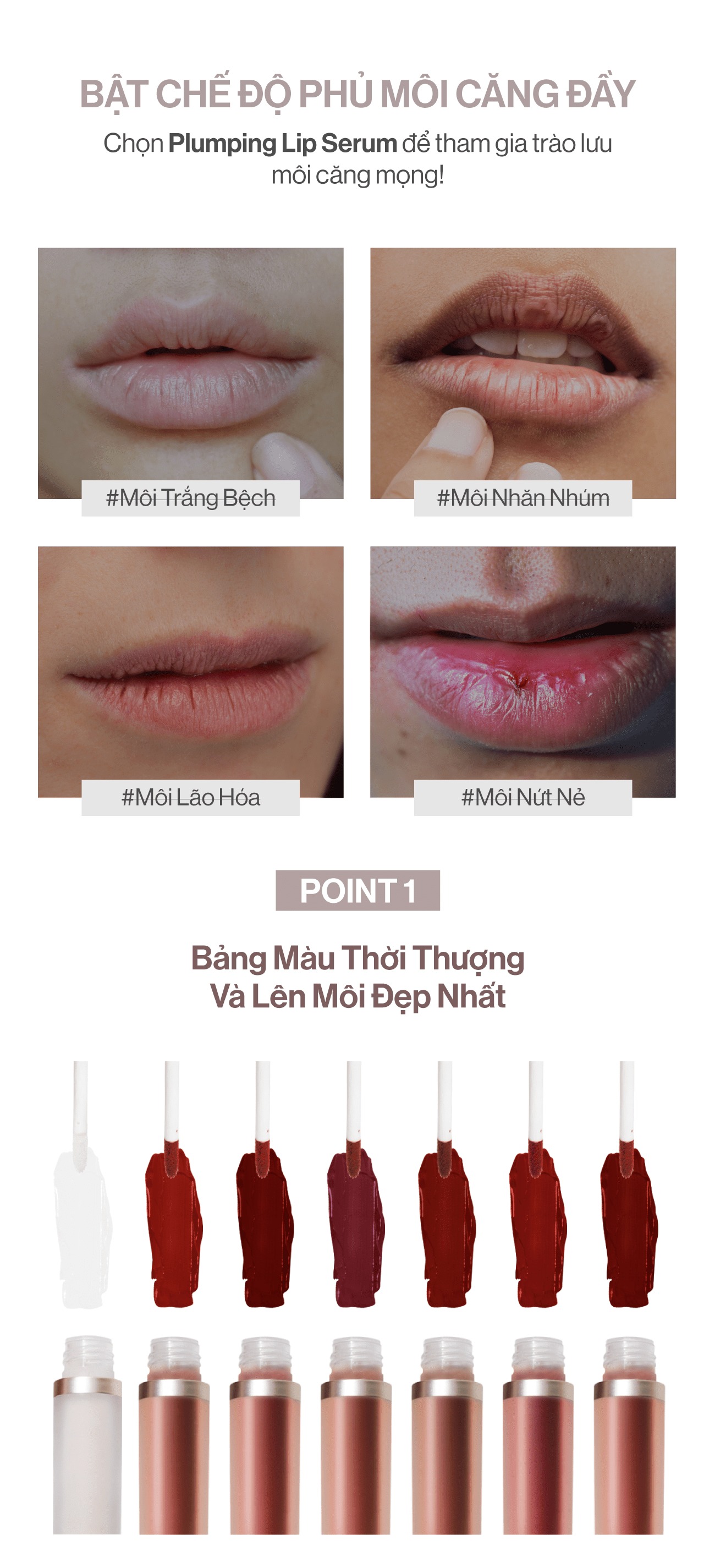 [CLESAL2401 - DATE 03/2024] Son Kem Lì Gilaa Dưỡng Ẩm Cho Môi Căng Mọng Gilaa Plumping Lip Serum 3.8g