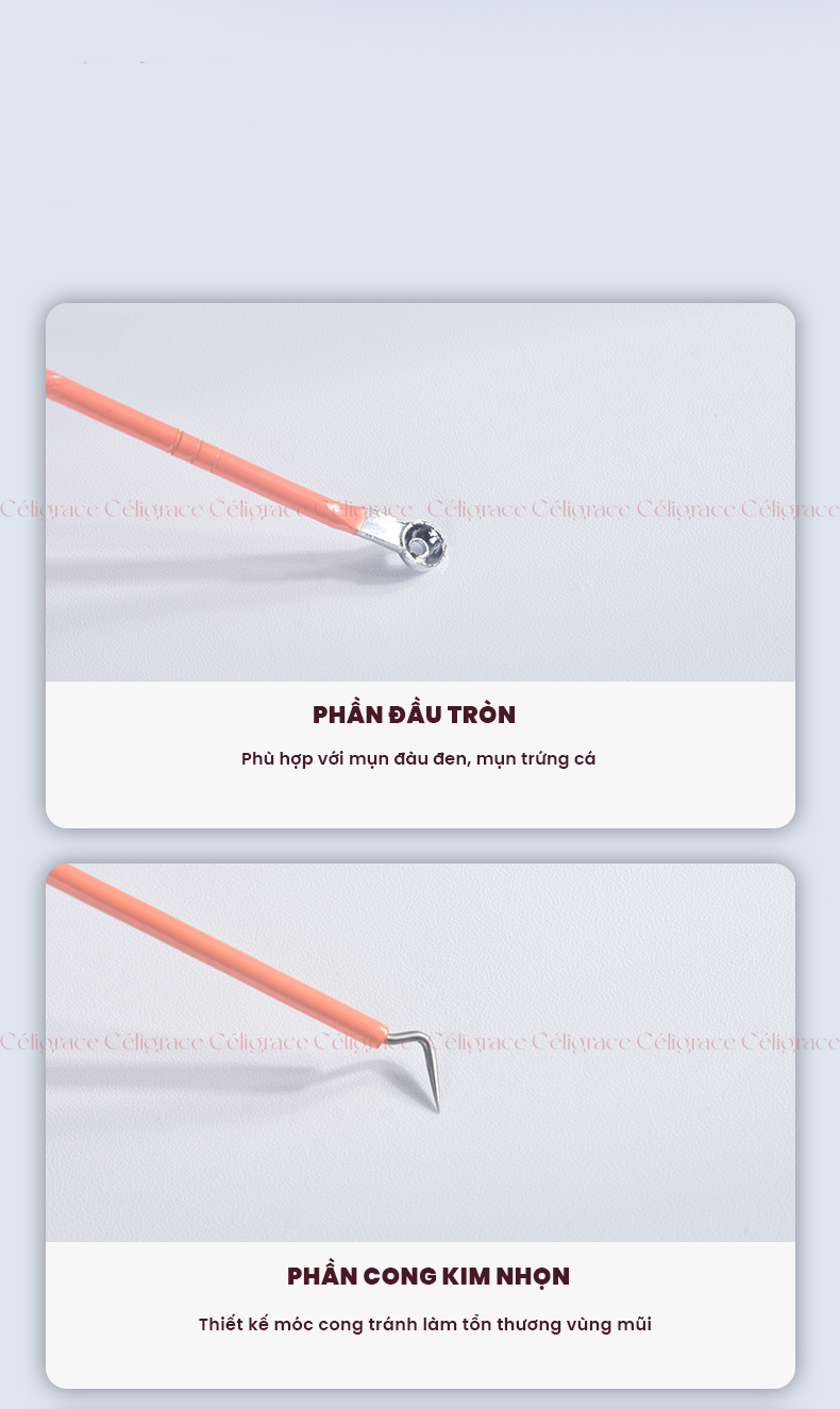 H-9003 - Set Dụng Cụ Nặn Mụn HEY Chuyên Dụng Kèm Hộp Đựng Acne Needle 36g