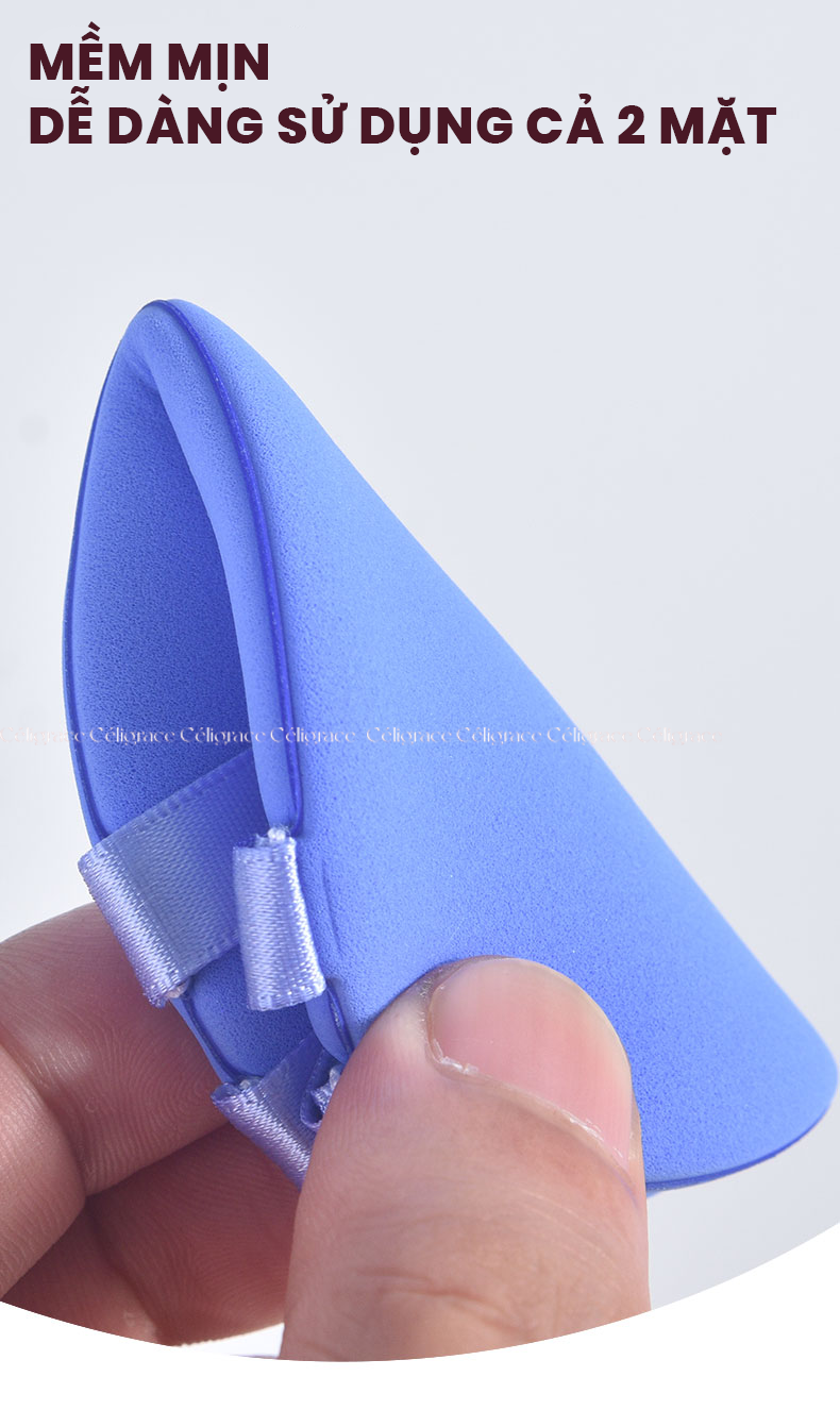 H-9008 - Set 2 Bông Mút Tán Kem Nền, Phấn Nước HEY Powder Puff 21g