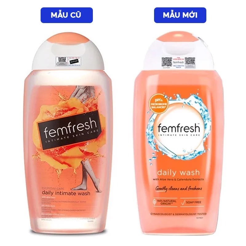 Dung Dịch Vệ Sinh Phụ Nữ Femfresh Cao Cấp Hằng Ngày Daily Intimate Wash (Cam)