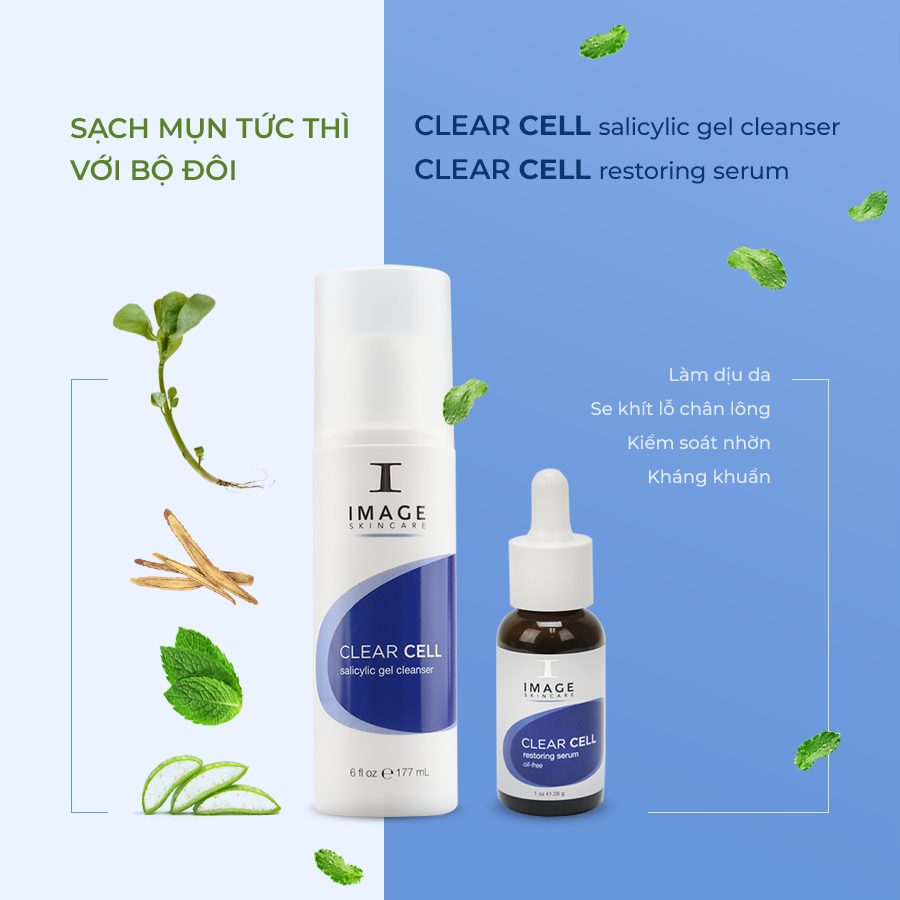 [SPECSAL24] Serum IMAGE Kiểm Soát Nhờn Và Kháng Khuẩn Clear Cell Restoring Serum Oil Free 28g