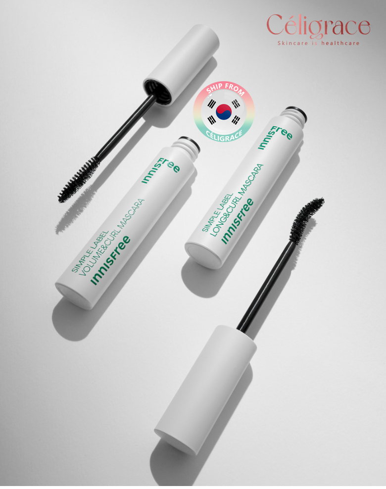 [SPECSAL24] Mascara Innisfree Thuần Chay, Làm Dài Và Cong Mi Simple Label Long & Curl Mascara 7.5 g