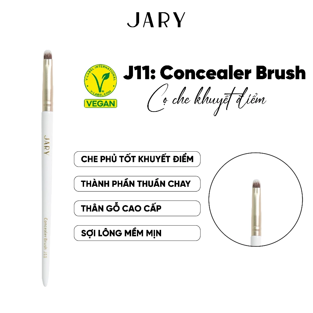 Cọ Trang Điểm Cao Cấp Thuần Chay JARY Makeup Bush