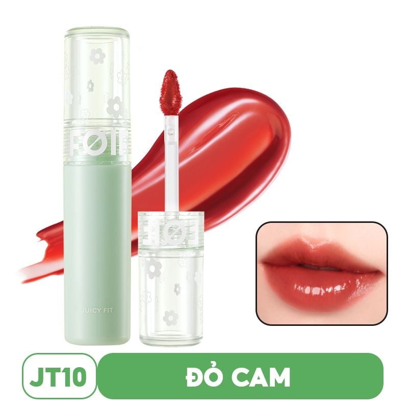 Son Tint Bóng FOIF Thuần Chay, Ẩm Mọng, Bền Màu Juicy Fit Tint
