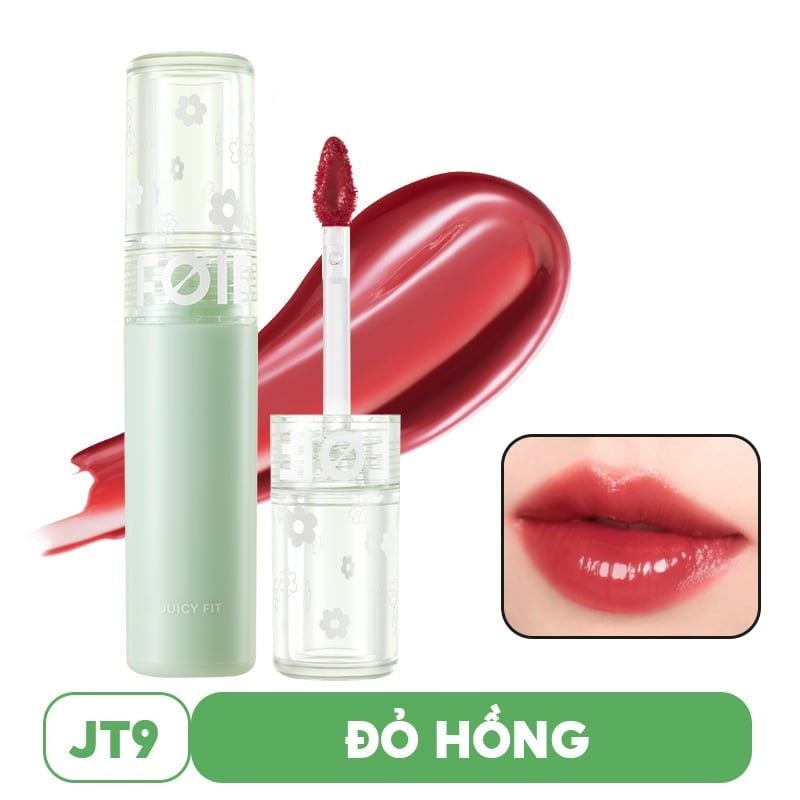 Son Tint Bóng FOIF Thuần Chay, Ẩm Mọng, Bền Màu Juicy Fit Tint