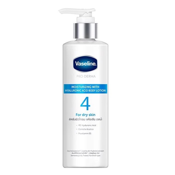 Sữa Dưỡng Thể Vaseline Cấp Ẩm, Dưỡng Da Sáng Mịn Vaseline Pro Derma 250ml