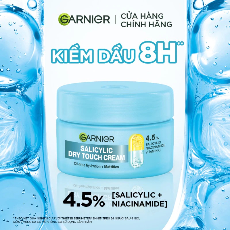 Kem Dưỡng Garnier Kết Cấu Mochi Dry Touch Cream 30ml