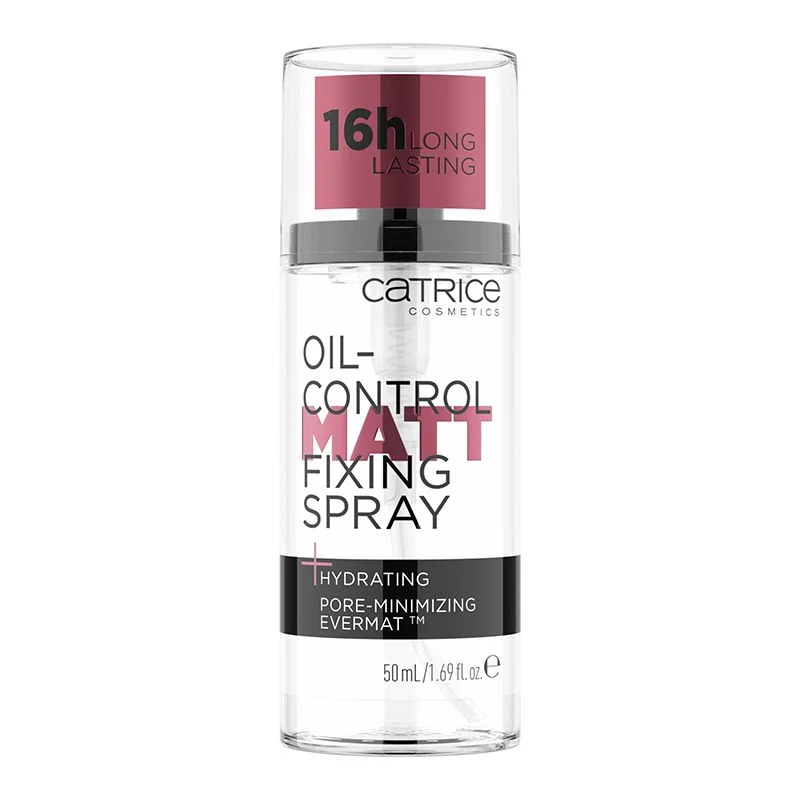 Xịt Khóa Nền Kiềm Dầu, Giữ Ẩm, Căng Bóng, Lâu Trôi Catrice Fixing Spray 50ml
