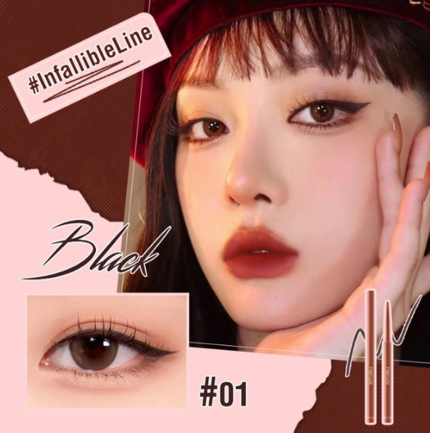 Chì Kẻ Mắt PINKFLASH Dạng Gel Chống Thấm Nước, Lâu Trôi Pro Touch Pencil Eyeliner PF-E13 0.1g
