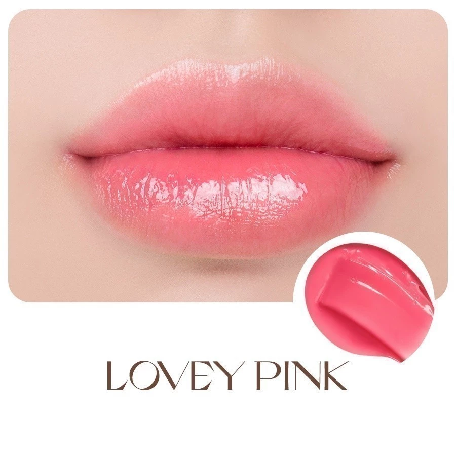 Son Dưỡng Dạng Thỏi Có Màu Thuần Chay Dưỡng Ẩm Mềm Môi ROMAND Glasting Melting Balm 3.5g