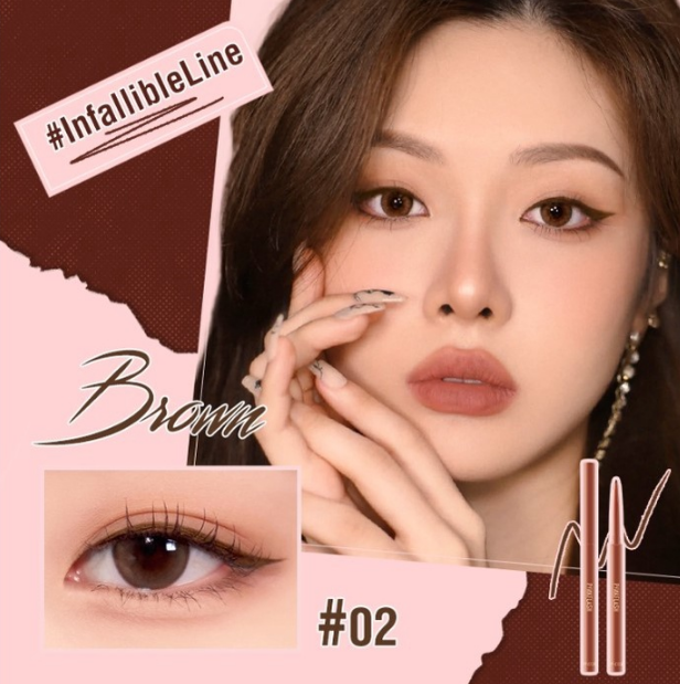 Chì Kẻ Mắt PINKFLASH Dạng Gel Chống Thấm Nước, Lâu Trôi Pro Touch Pencil Eyeliner PF-E13 0.1g