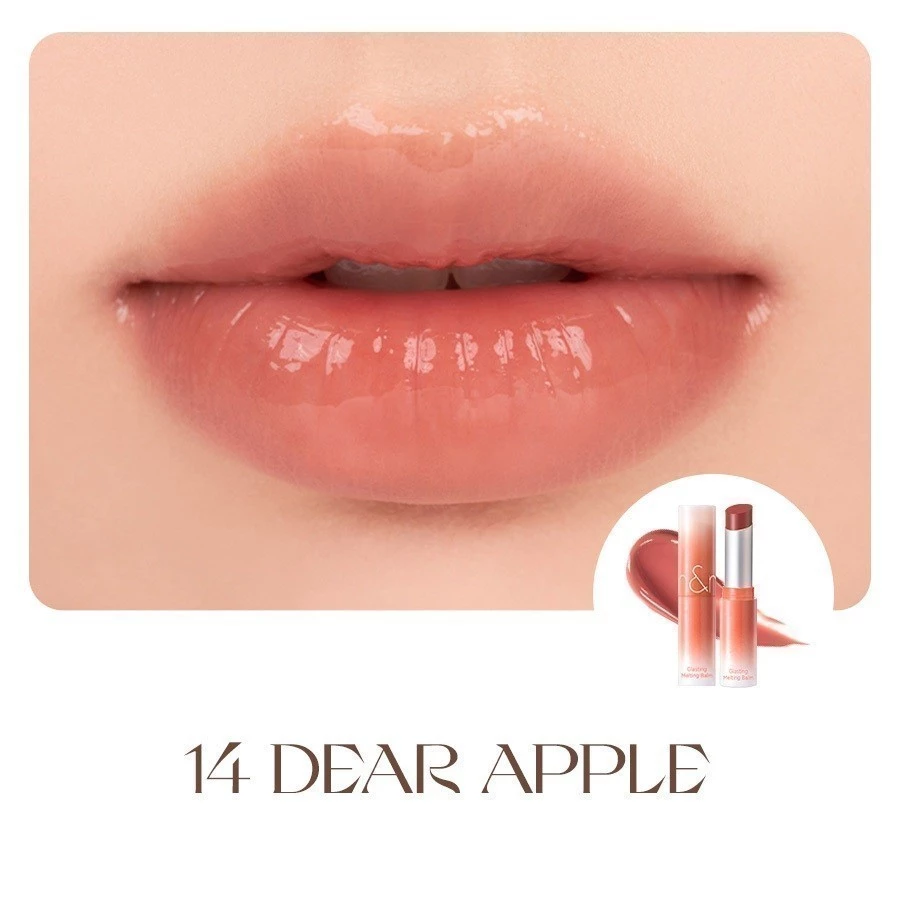 Son Dưỡng Dạng Thỏi Có Màu Thuần Chay Dưỡng Ẩm Mềm Môi ROMAND Glasting Melting Balm 3.5g