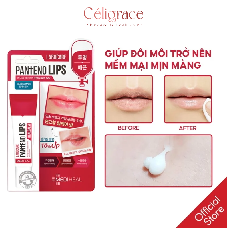 Son Dưỡng Mediheal Làm Mềm Môi Và Giảm Thâm Labocare Paneno Lips 10ml