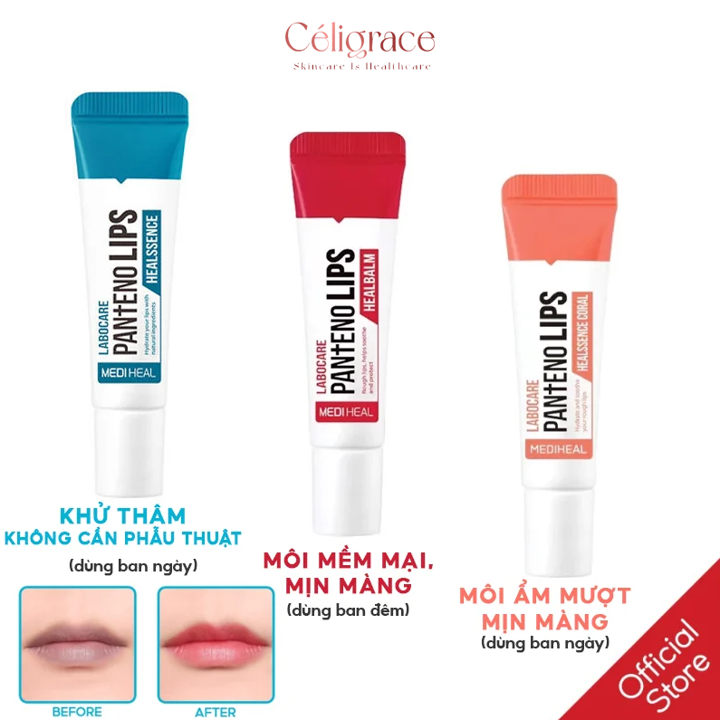 Son Dưỡng Mediheal Làm Mềm Môi Và Giảm Thâm Labocare Paneno Lips 10ml
