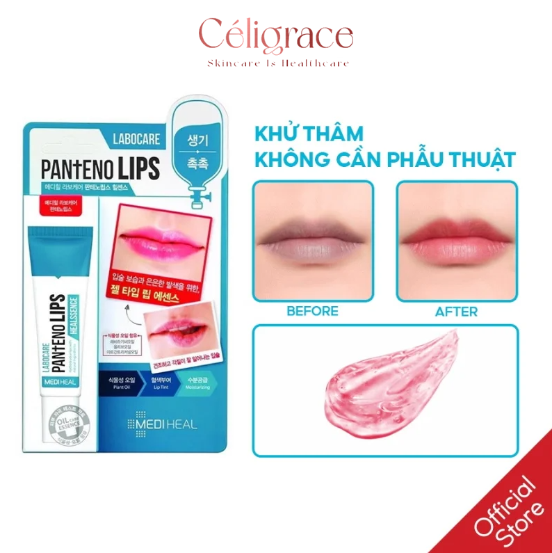 Son Dưỡng Mediheal Làm Mềm Môi Và Giảm Thâm Labocare Paneno Lips 10ml