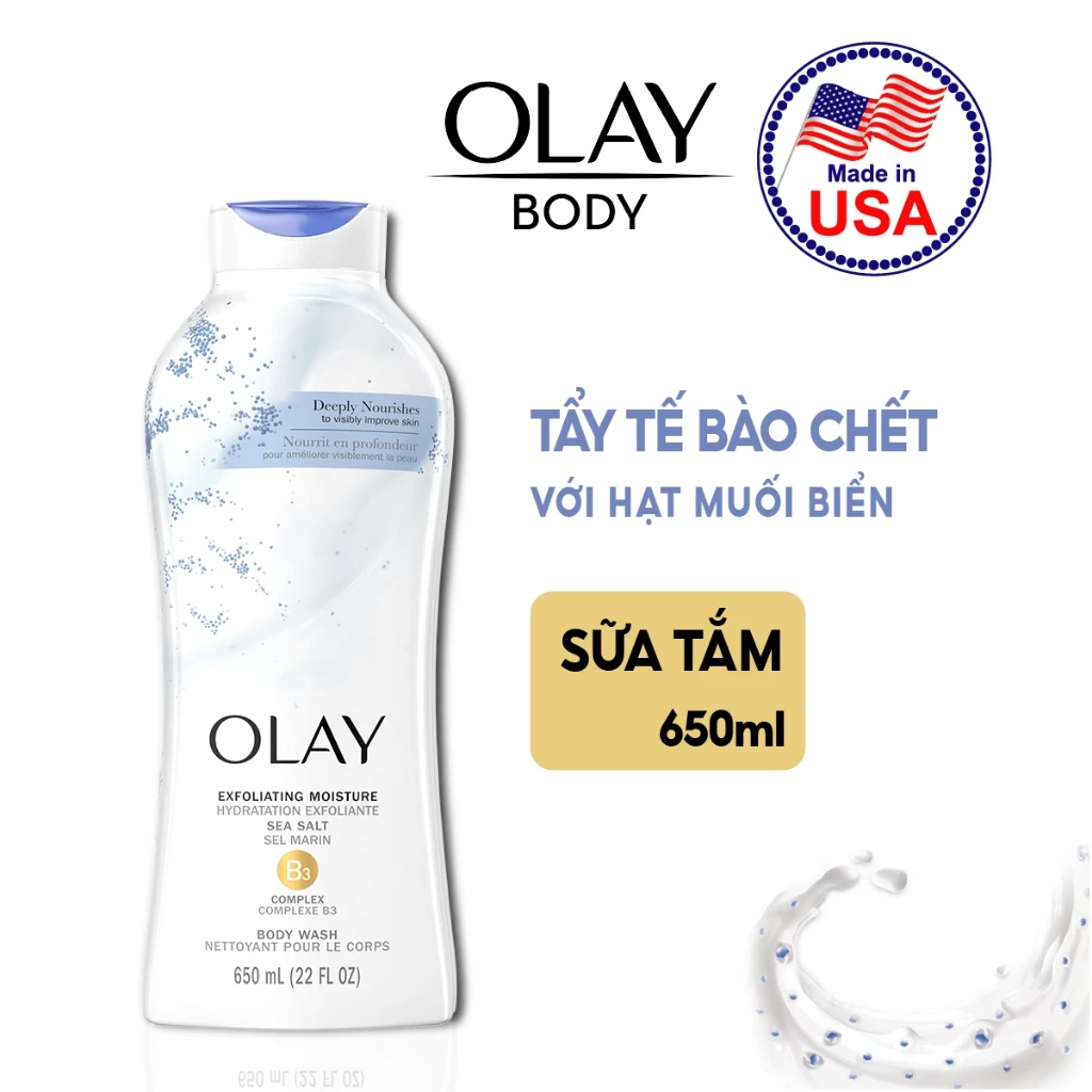 Sữa Tắm OLAY Dưỡng Da Nhiều Mùi Hương 650ML