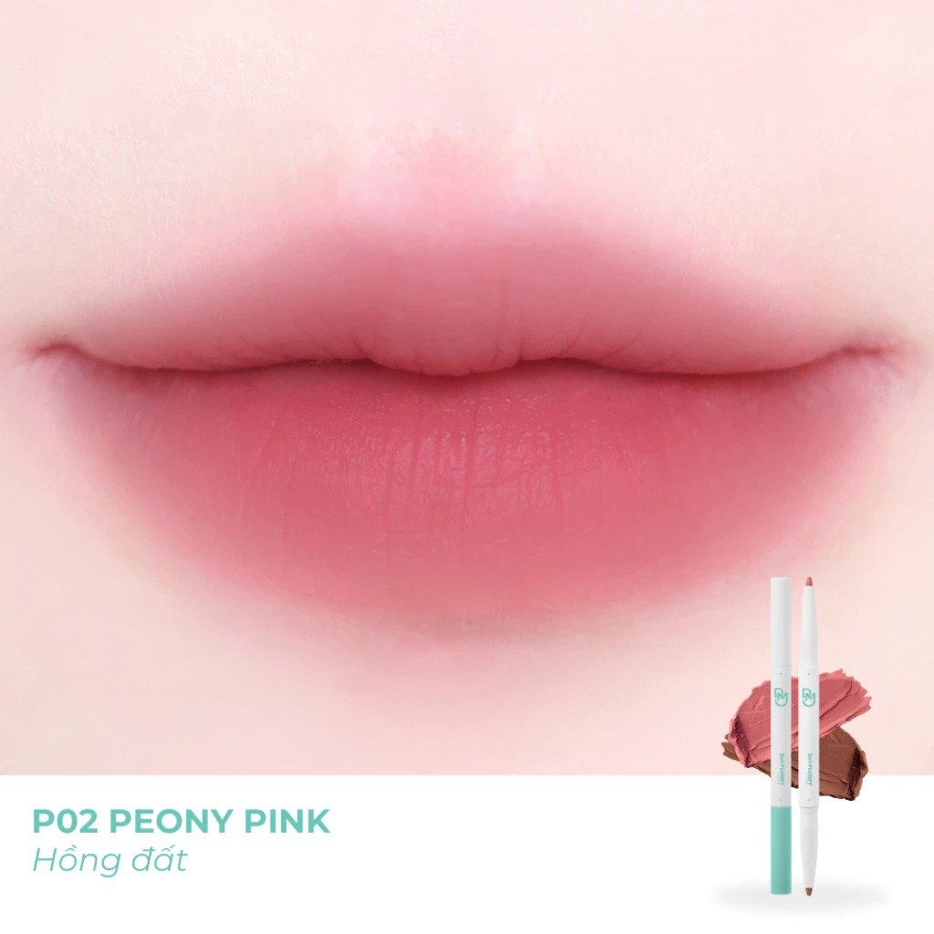 Chì Kẻ Viền Môi Dearmay Tạo Khối Môi 2 Đầu 2In1 Plumpy Lip Liner 0.46g