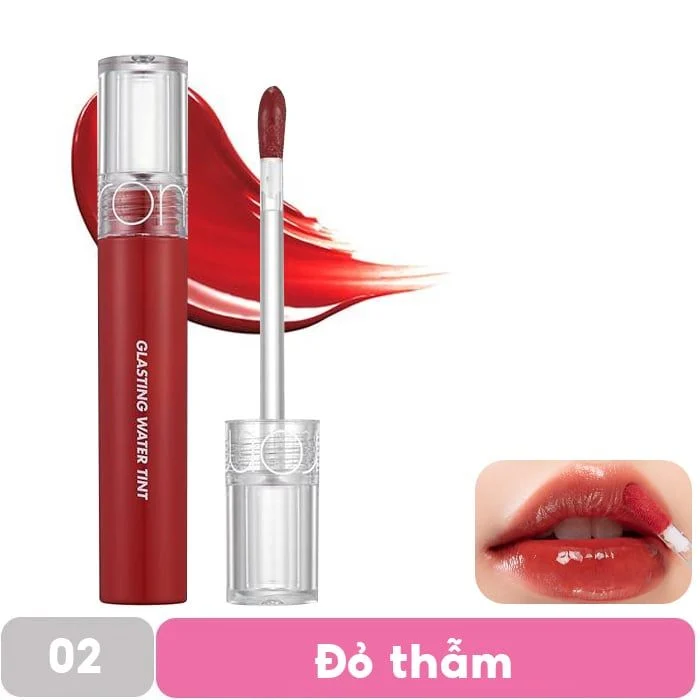 [MÀU 1 - MÀU 17] Son Tint Nước ROMAND Siêu Lì, Lâu Trôi GLASTING WATER TINT 4g