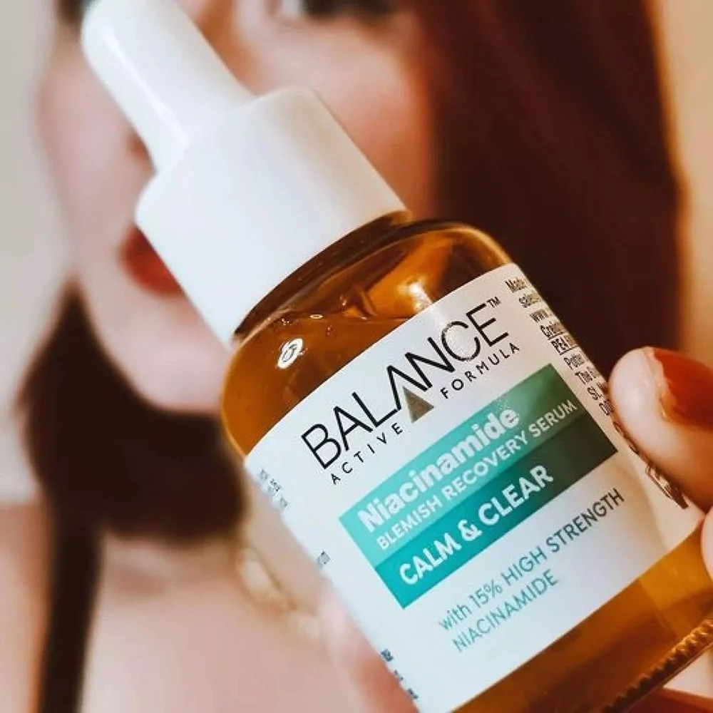 Tinh Chất Balance Active Formula Ngừa Mụn Mờ Thâm Niacinamide 15% Blemish Recovery 30ml