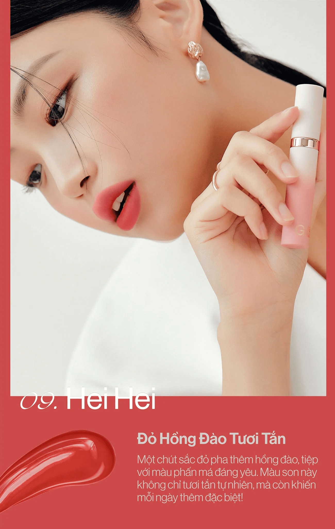 [CLESAL2401 - DATE 03 - 12/2024] Son Kem Lì Gilaa Long Wear Lip Cream Rich Rosie Collection 5g
