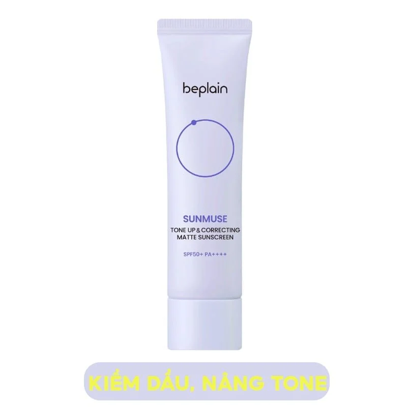 Kem Chống Nắng Thuần Chay Beplain Sunmuse Sunscreen SPF50+/PA+++ 50ml