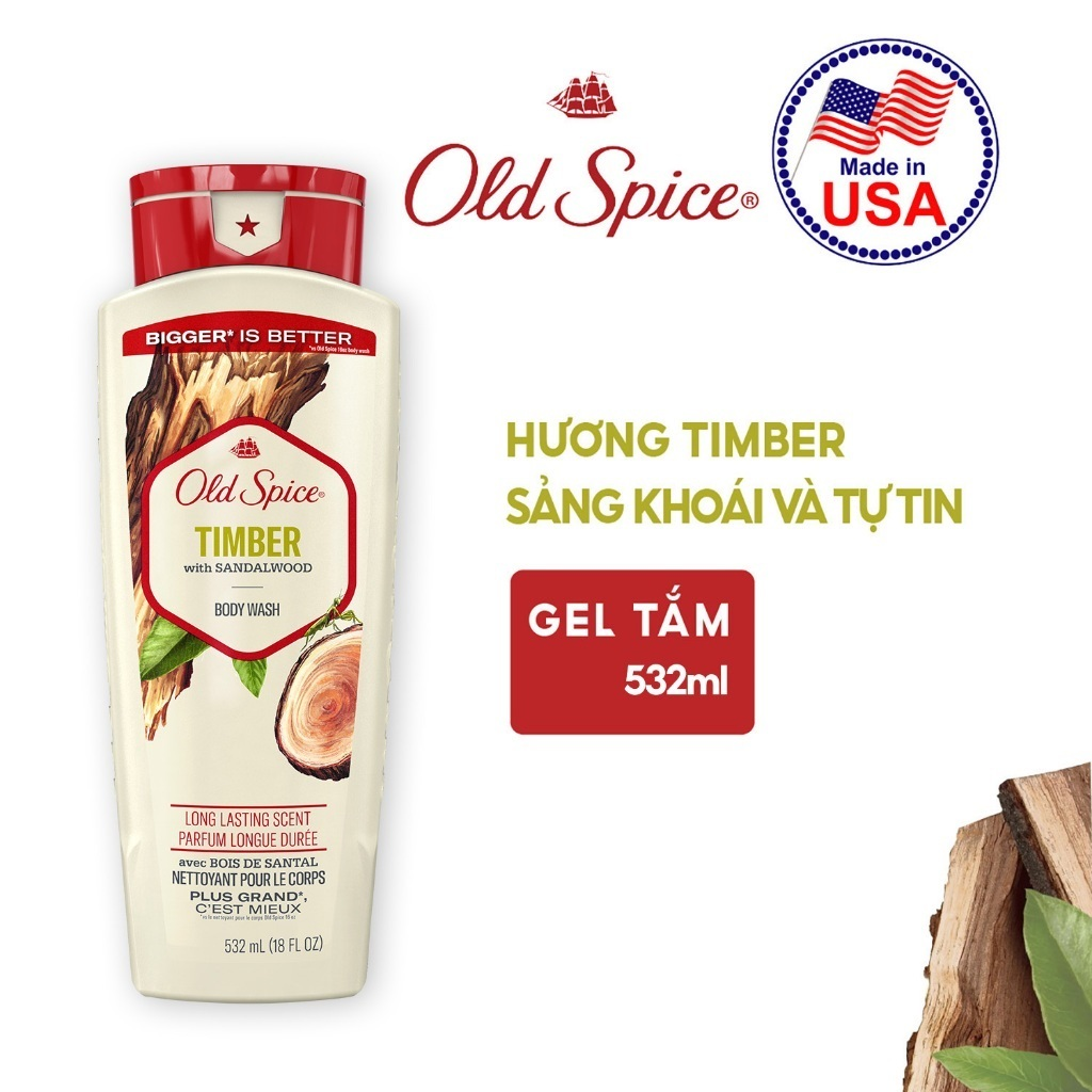 Sữa Tắm Old Spice Nhiều Mùi Hương Body Wash
