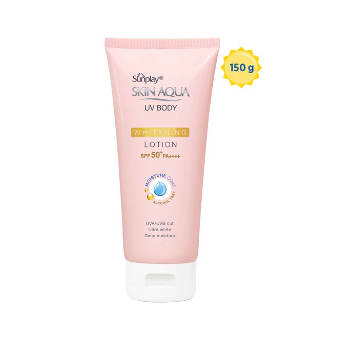Lotion Chống Nắng Dưỡng Thể Trắng Mịn Sunplay Skin Aqua UV Body Lotion SPF50+/PA++++ 150g