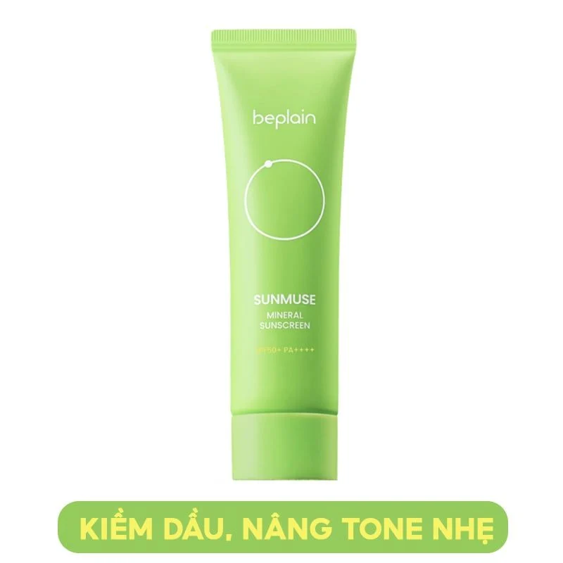 Kem Chống Nắng Thuần Chay Beplain Sunmuse Sunscreen SPF50+/PA+++ 50ml