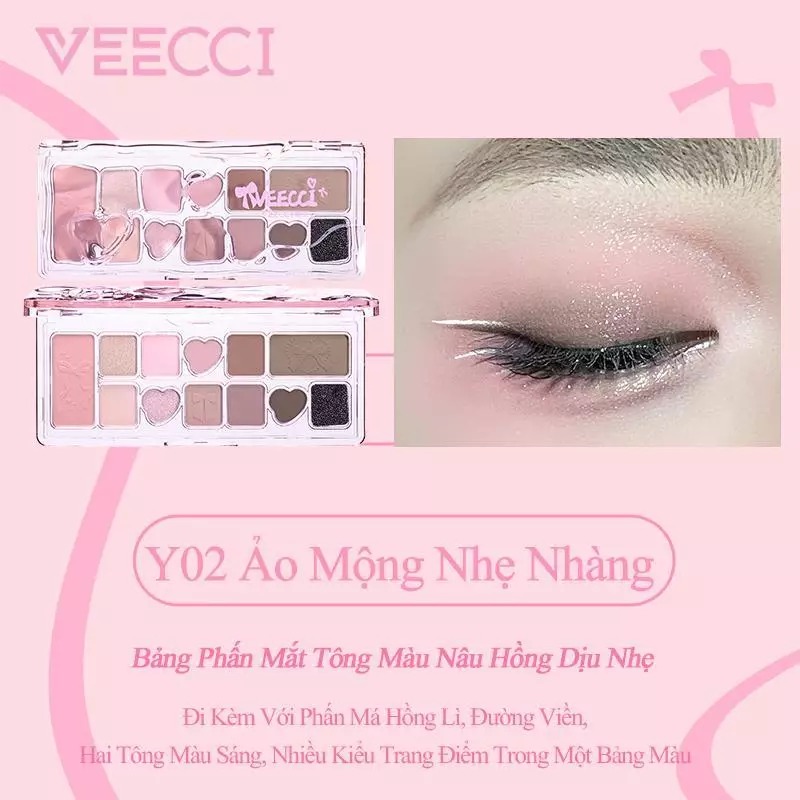 Bảng Phấn Mắt 11 Ô VEECCI 9.3g