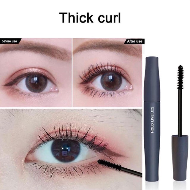 Chuốt Mi HOLD LIVE Làm Cong, Dài Và Dày Mi Long/Thick Curly Mascara 6g