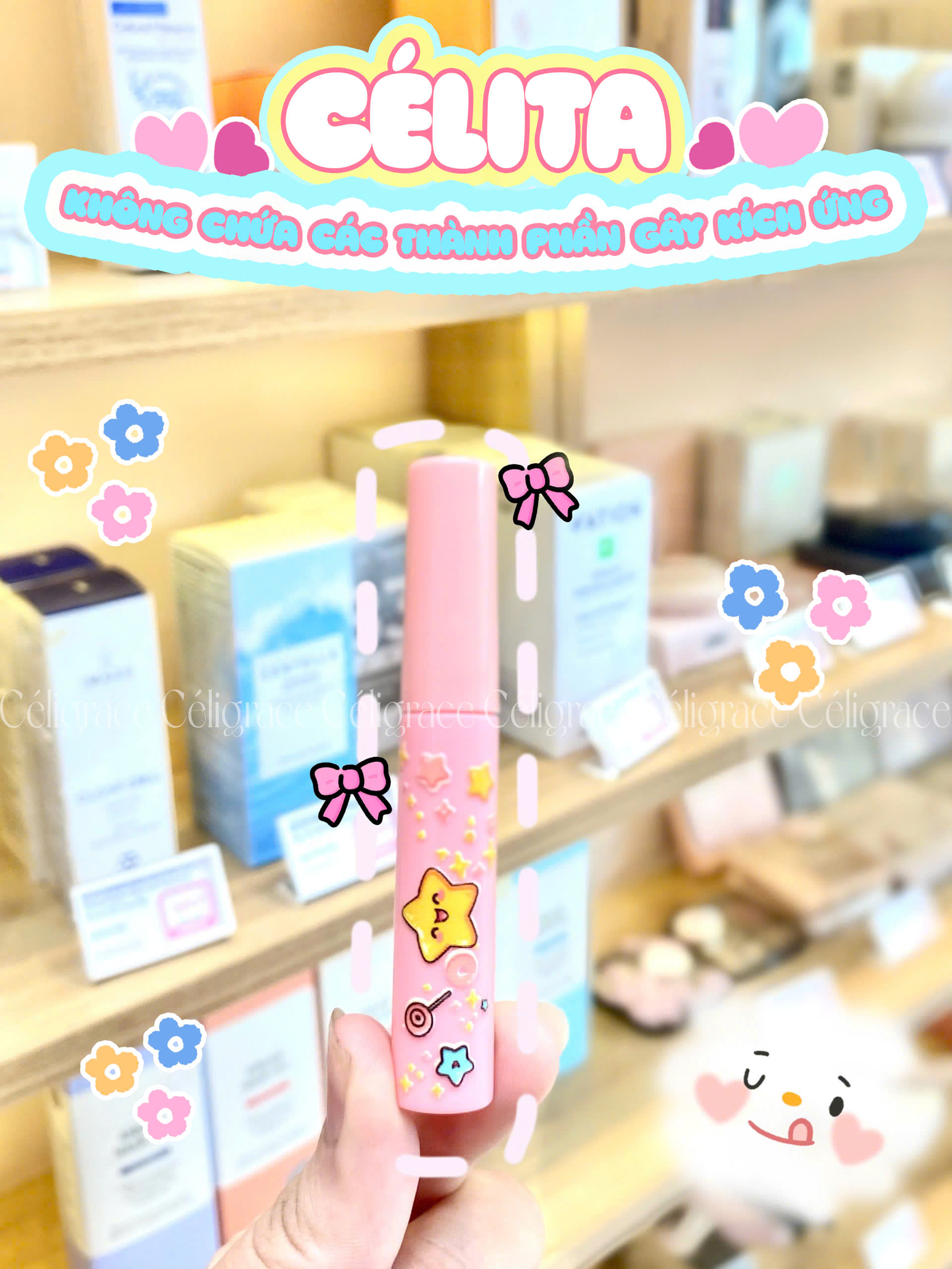 [TẶNG 10 NHẪN ĐỰNG KEO] Keo Dán Mi CÉLITA An Toàn, Nhanh Khô Lâu Trôi & Không Kích Ứng 5ml