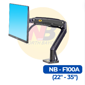 Giá kẹp bàn NB F100A đen (22