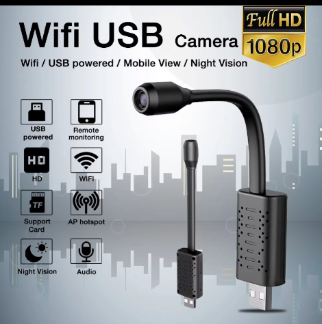 CAMERA WIFI V380 W11 MINI PRO KẾT NỐI CỔNG USB CAO CẤP PHẦN MỀM