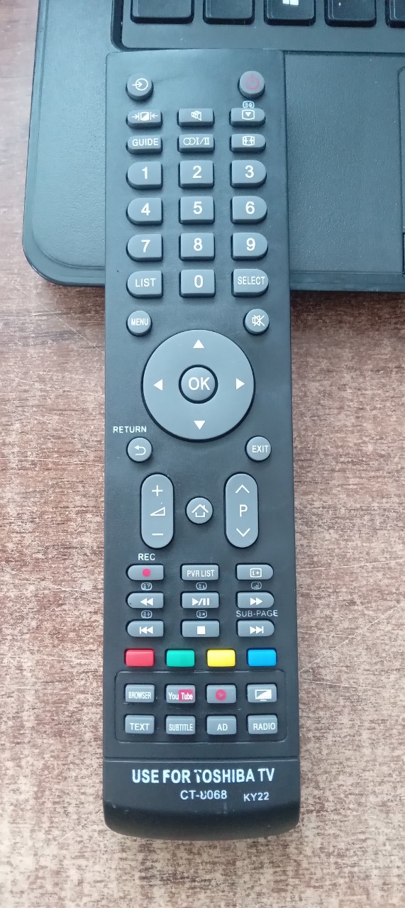 Remote tivi TOSHIBA TV79 - 8068 xài mạng*