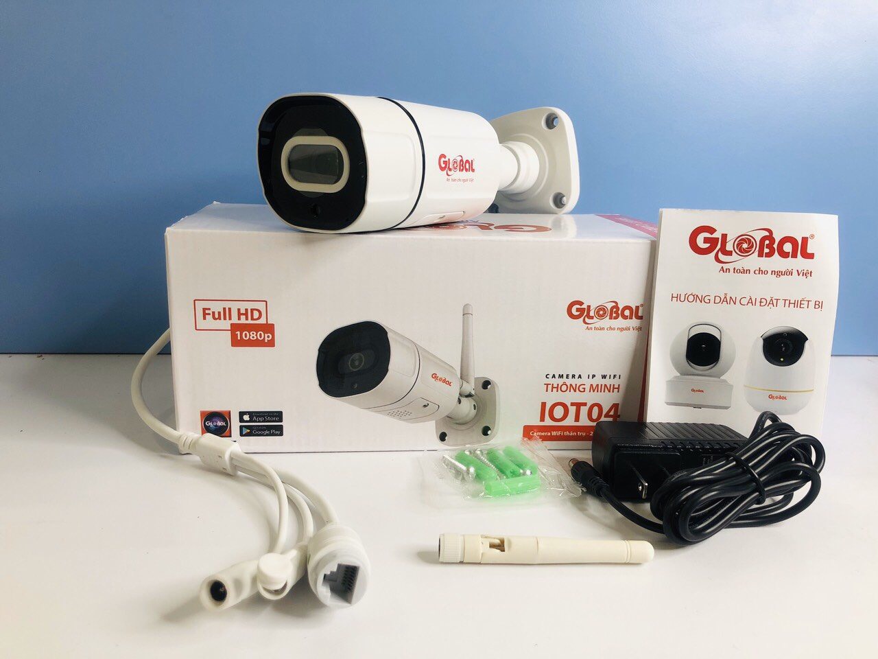 Camera ngoài trời Global TAG-I32L3-FP40-W Full HD 1080P