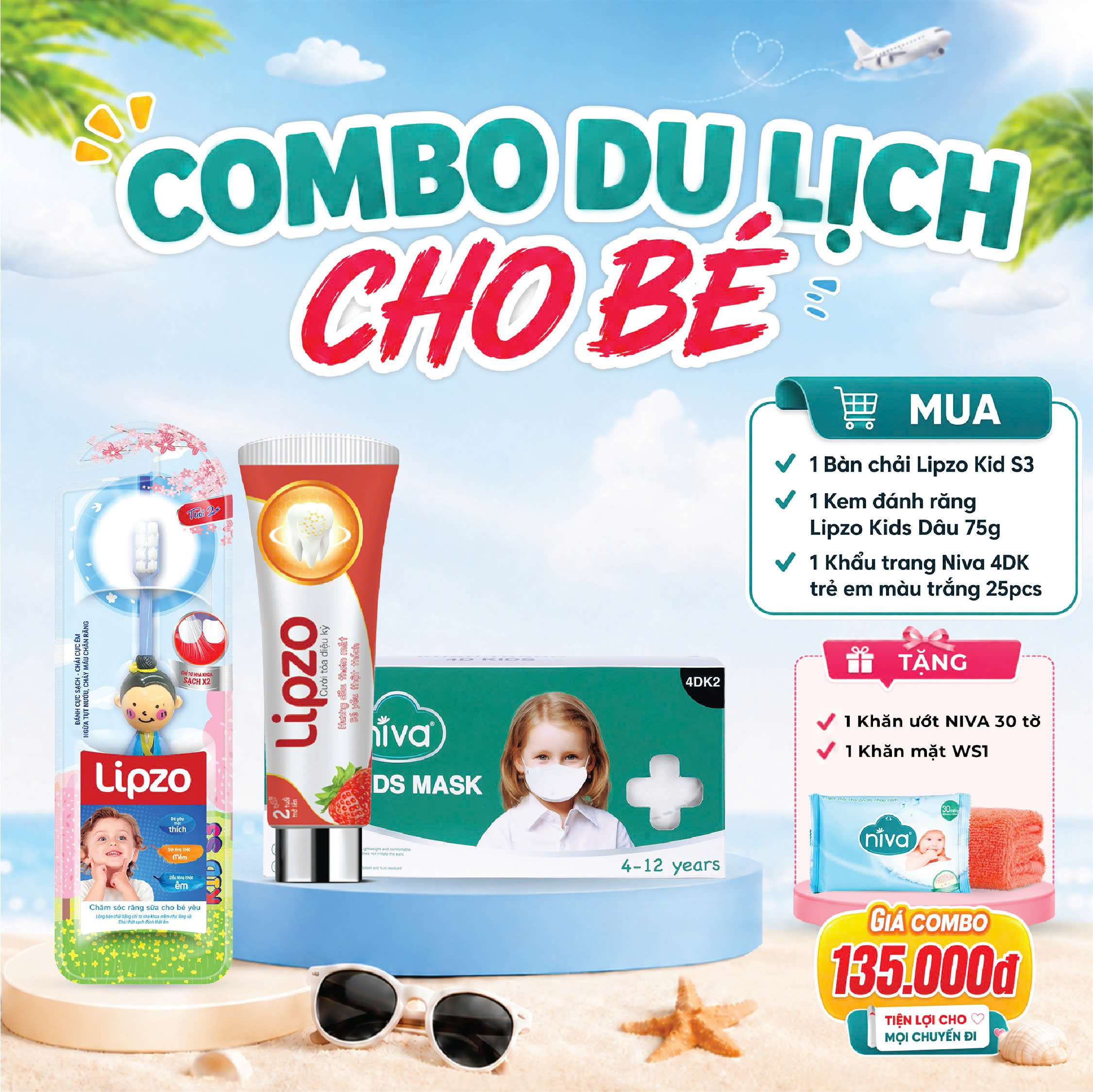 Sắm Combo Tiết Kiệm Mùa Hè 2026 cùng Lipzo & Niva